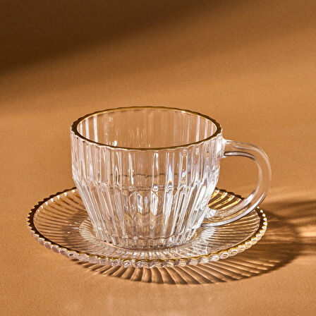 Karaca Duru 2 Kişilik Çay Fincan Takımı 220 ml