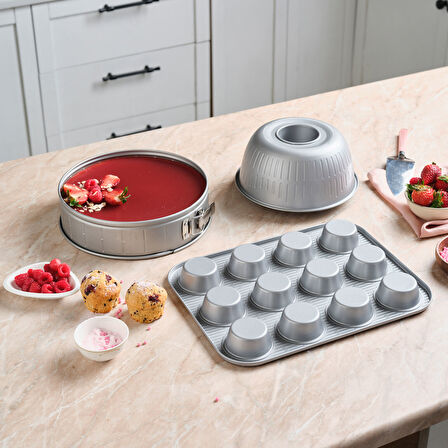 Karaca Luna Bake 3 Parça Kek Kalıbı Seti