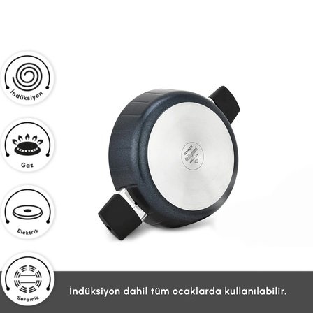 Karaca Biodiamond Regnum İndüksiyon Tabanlı 13 Parça Tencere ve Tava Seti