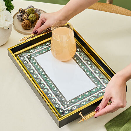 Karaca Lagada Dİikdörtgen Tepsi 35 Cm