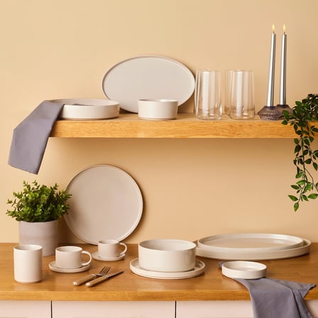 Karaca Massimo Servis Tabağı Krem 26 cm