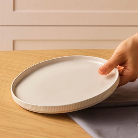 Karaca Massimo Pasta Tabağı Krem 21 cm