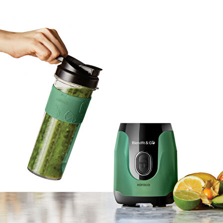 Karaca Blendfit Go Personal Kişisel Smoothie Blender Emerald Green