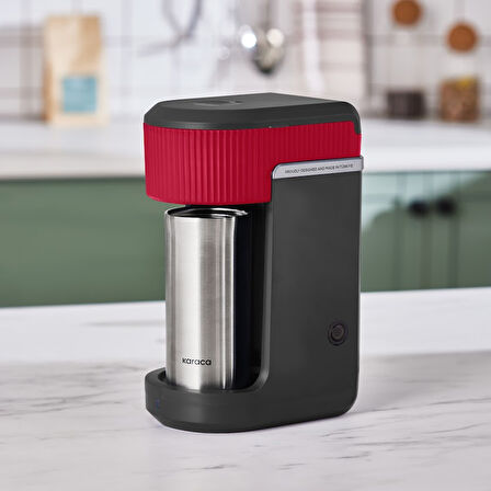 Karaca Mono Black Filtre Kahve Makinesi Cherry Red