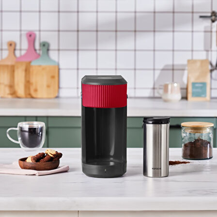 Karaca Mono Black Filtre Kahve Makinesi Cherry Red
