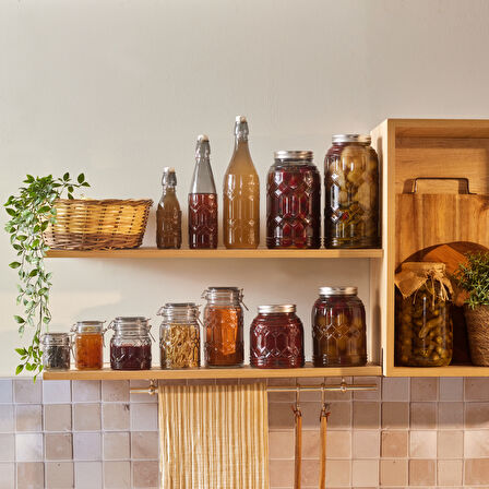 Karaca Storica Kilit Kapaklı Yağ Şişesi 1000 ml 