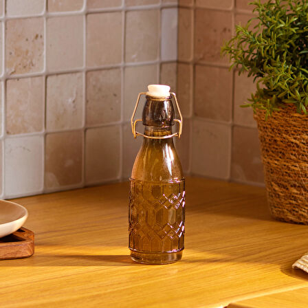 Karaca Storica Kilit Kapaklı Cam Yağ Şişesi 250 ml