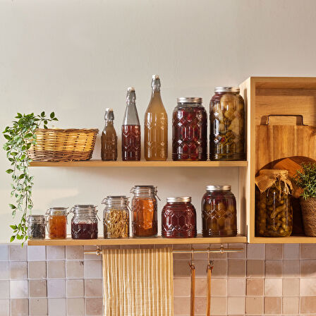 Karaca Storica Kilit Kapaklı Cam Yağ Şişesi 250 ml