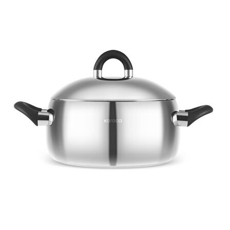 Karaca Fuji İndüksiyon Tabanlı 8 Parça Çelik Tencere Seti