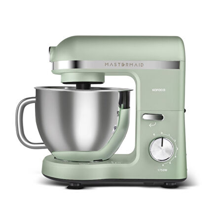 Karaca Mastermaid Chef Pro Çift Kollu Stand Mikser Soft Green 1750W