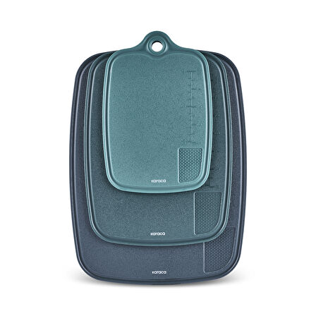 Karaca Triocut 3'lü Ölçülü Kesme Tahtası Yeşil