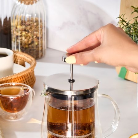 Karaca x Ebru Erke Pia Kiku Çift Cidarlı French Press 350 ml