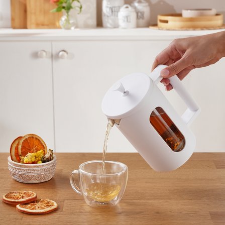 Karaca Leya French Press 600 ml Beyaz