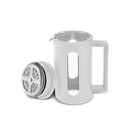 Karaca Leya French Press 600 ml Beyaz