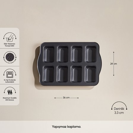 Karaca Noxis 6'lı Muffin Döküm Kek Kalıbı