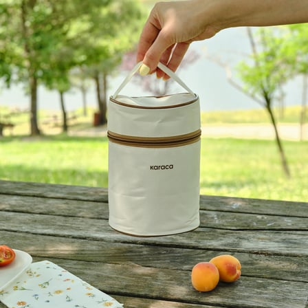 Karaca Packy 2'li Taşıma Çantalı Paslanmaz Çelik Lunch Box