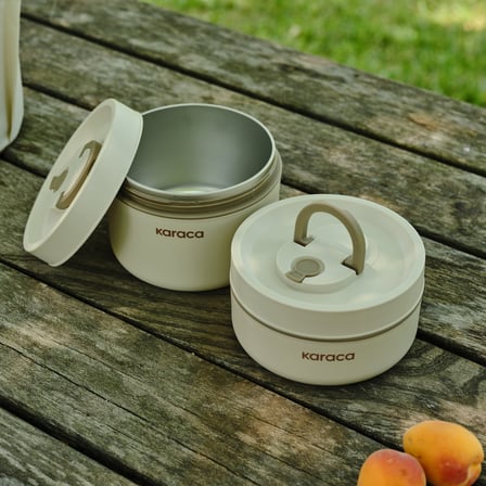 Karaca Packy 2'li Taşıma Çantalı Paslanmaz Çelik Lunch Box