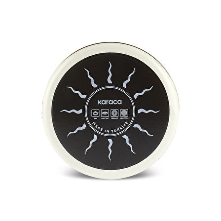 Karaca Viyan 14 Parça Emaye Saklama Kabı ve Baharat Takımlı Tencere Seti 