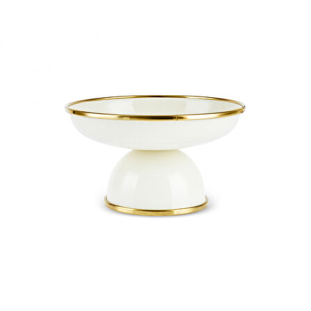Karaca Viyan Emaye Ayaklı Sunumluk Gold 14 cm