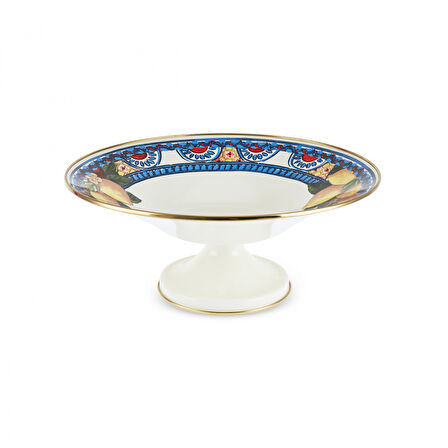 Karaca Amalfi Emaye Ayaklı Meyvelik 30 cm