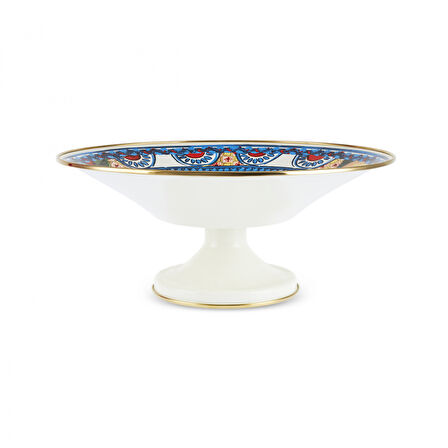 Karaca Amalfi Emaye Ayaklı Meyvelik 30 cm