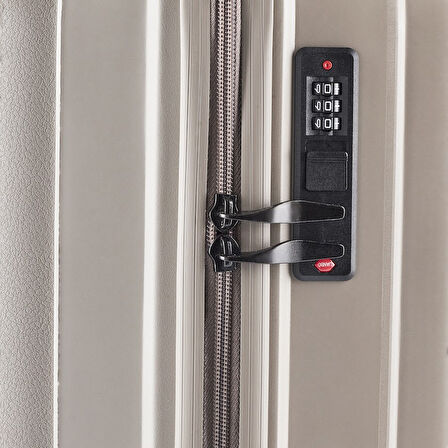 Karaca Container Vera Kabin Boy Valiz Bej