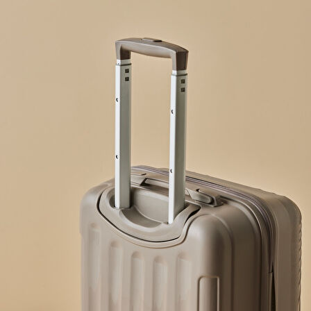 Karaca Container Vera Büyük Boy Valiz Bej