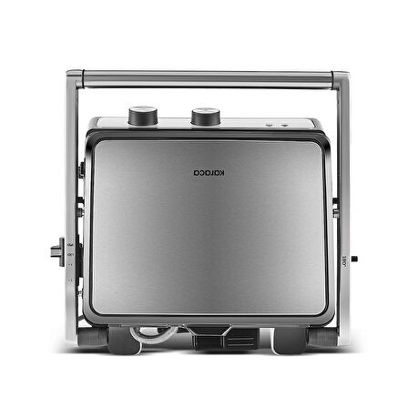 Karaca Inox Press Izgara ve Tost Makinesi 2000W 6 Dilim Kapasiteli 