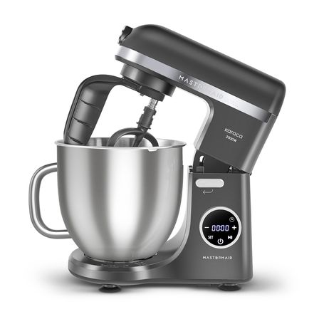 Karaca Mastermaid Chef Ultra D2000W Dijital Ekranlı Hamur Yoğurma Makinesi Shadow Gray 7L