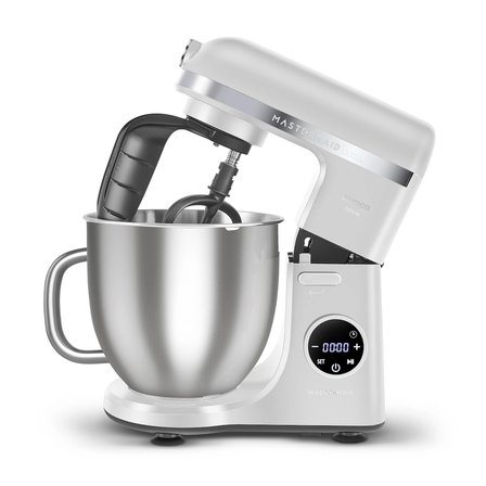 Karaca Mastermaid Chef Ultra D2000W Dijital Ekranlı Hamur Yoğurma Makinesi Matte White 7L