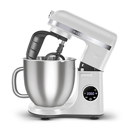 Karaca Mastermaid Chef Ultra D2000W Dijital Ekranlı Hamur Yoğurma Makinesi Matte White 7L