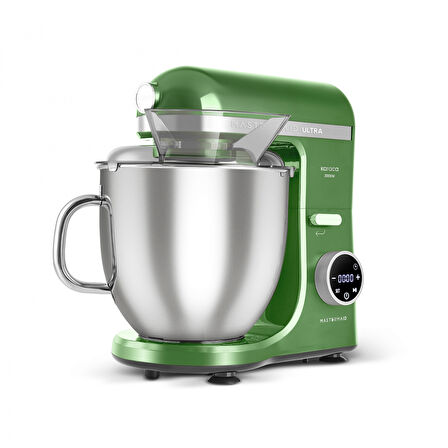 Karaca Mastermaid Chef Ultra D2000W Dijital Ekranlı Hamur Yoğurma Makinesi Emerald Green 7L