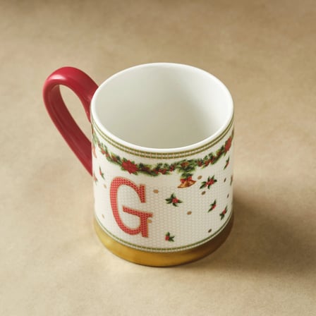 Karaca New Year Yılbaşı Petek G Harfli Kupa 330 ml