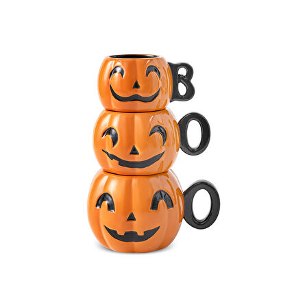 Karaca Halloween Boo Mug 3'lü Set