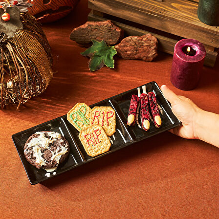 Karaca Halloween Bölmeli Sunum Tabağı 31 cm