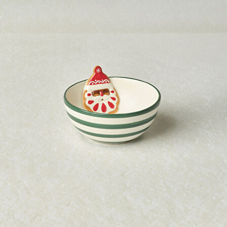 Karaca New Year Yılbaşı Jolly Santa Çerezlik 11 x 6 cm 