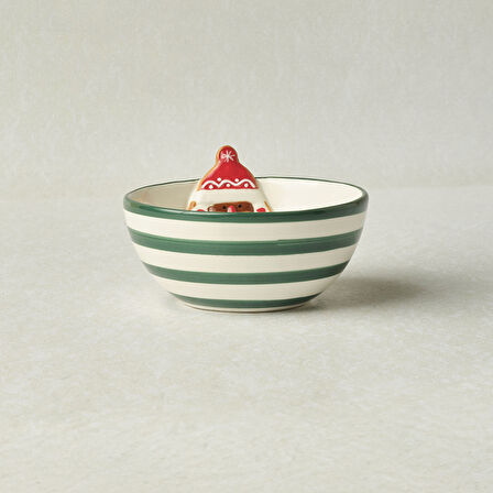 Karaca New Year Yılbaşı Jolly Santa Çerezlik 11 x 6 cm 