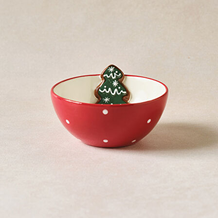 Karaca New Year Yılbaşı Jolly Tree Çerezlik 11 x 6 cm 