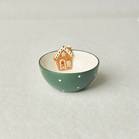 Karaca New Year Yılbaşı Jolly Home Çerezlik 11 x 6 cm 