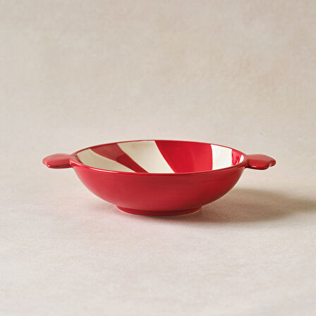 Karaca New Year Yılbaşı Candy Twist Pasta Tabağı 20 cm