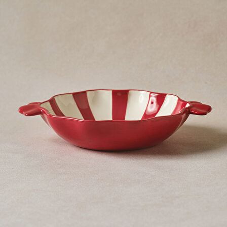 Karaca New Year Yılbaşı Candy Twist Pasta Tabağı 19 cm