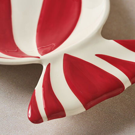 Karaca New Year Yılbaşı Candy Twist Kayık Tabak 41 cm