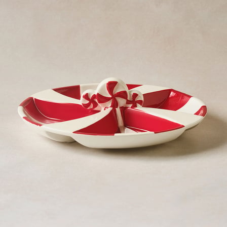 Karaca New Year Yılbaşı Candy Twist Bölmeli Sunumluk 26,7 cm