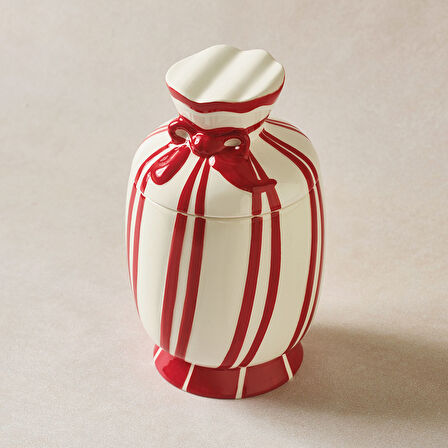 Karaca New Year Yılbaşı Candy Twist Saklama Kabı 910 ml