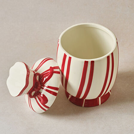 Karaca New Year Yılbaşı Candy Twist Saklama Kabı 540 ml