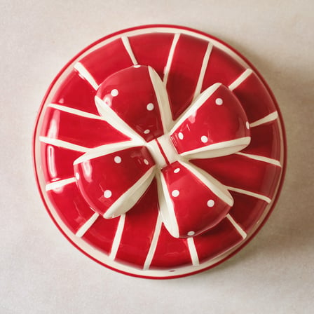 Karaca New Year Yılbaşı Candy Twist Kek Fanusu