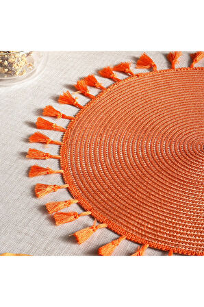 Karaca Molly 2'li Amerikan Servisi 38 cm Turuncu