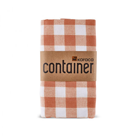 Karaca Container Pötikare %100 Pamuklu Masa Örtüsü 160x160 cm Turuncu
