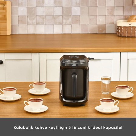 Karaca Hatır Hüp 2 in 1 Türk Kahve Makinesi Black