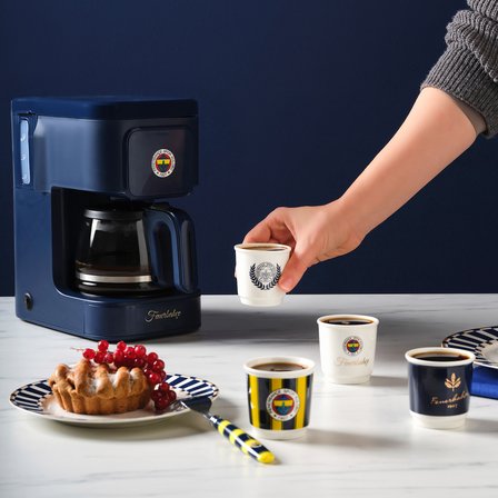 Karaca x Fenerbahçe Lisanslı 4 Kişilik Espresso Seti 90 ml